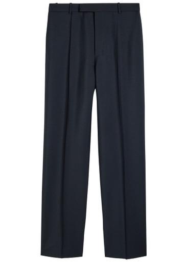 Straight-leg wool-blend trousers by JIL SANDER
