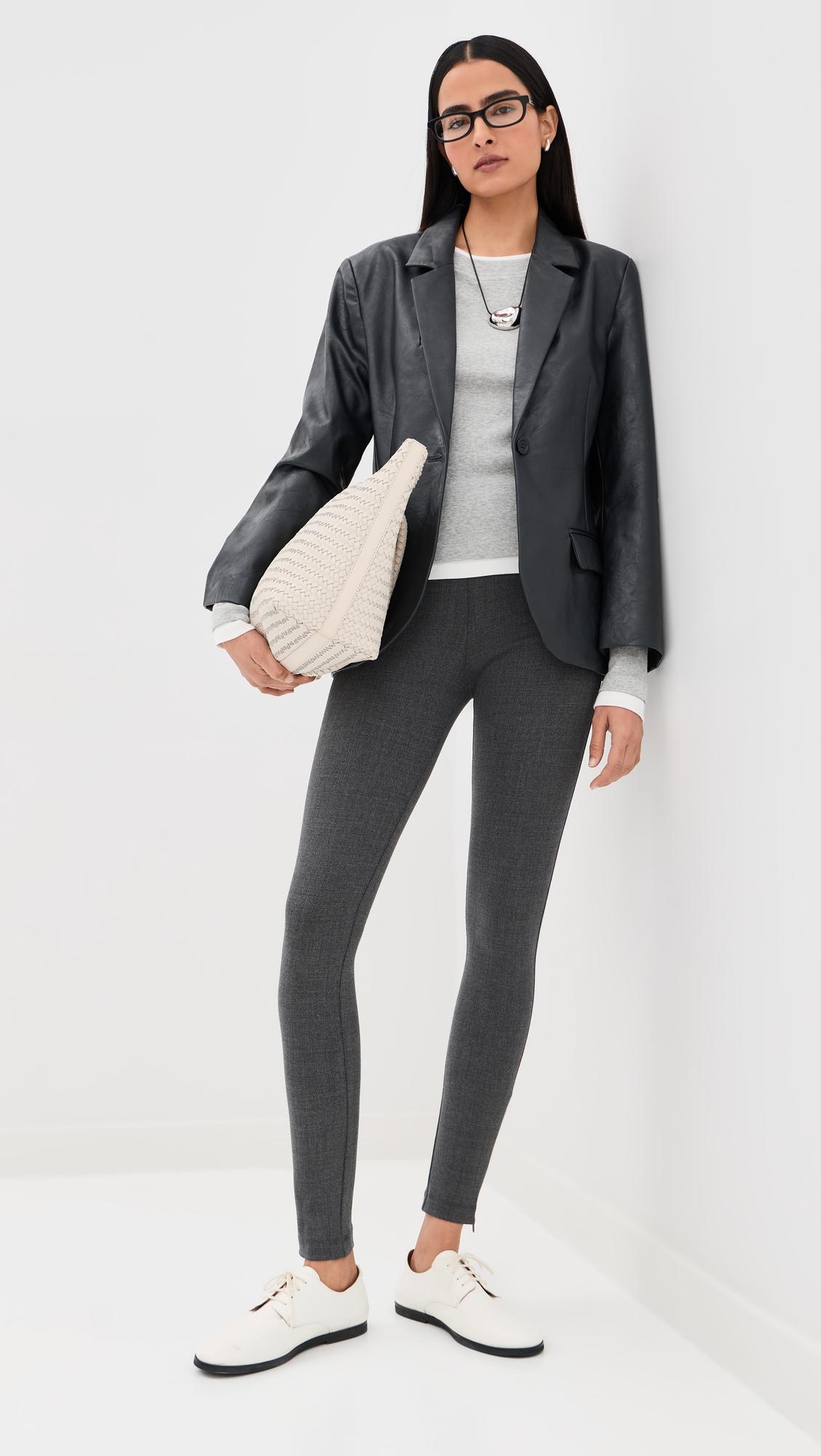 Stretch Wool Tailored Leggings by JIL SANDER