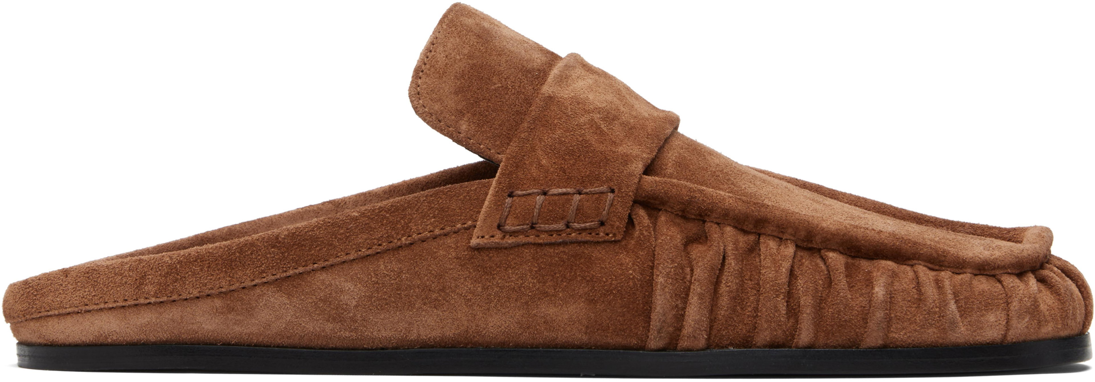 Tan Moc Toe Loafers by JIL SANDER