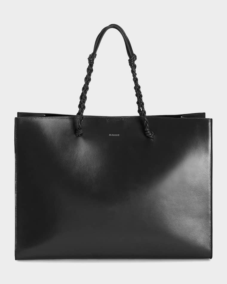 Tangle Knot-Embellished Shopping Tote Bag by JIL SANDER