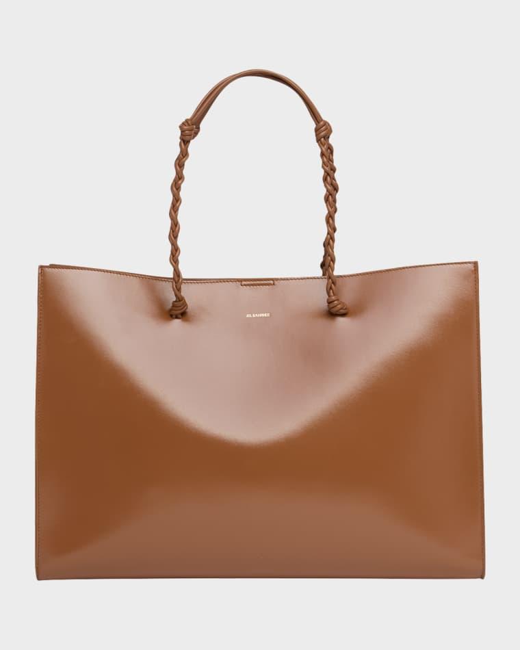 Tangle Knot-Embellished Shopping Tote Bag by JIL SANDER