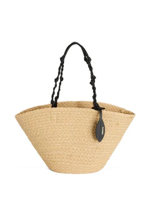 Tangle logo-tag bucket bag by JIL SANDER