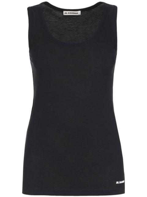 Tank top in cotone by JIL SANDER