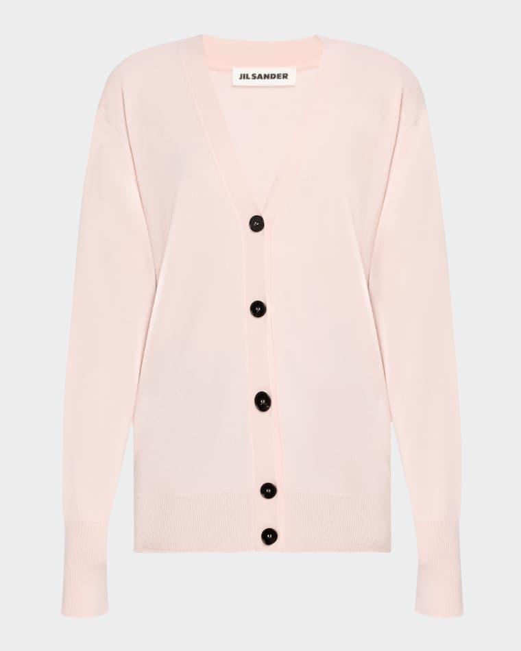 V-Neck Cashmere Cardigan by JIL SANDER
