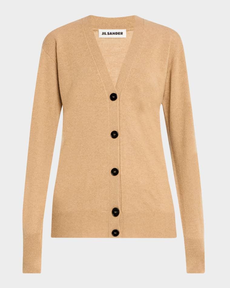 V-Neck Cashmere Cardigan by JIL SANDER
