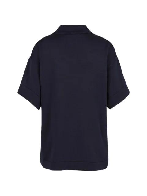 V-neck buttoned polo shirt by JIL SANDER
