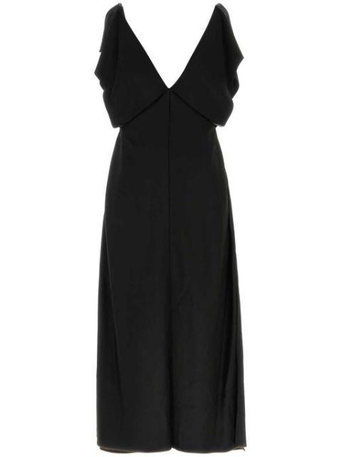 V-neck maxi dress by JIL SANDER