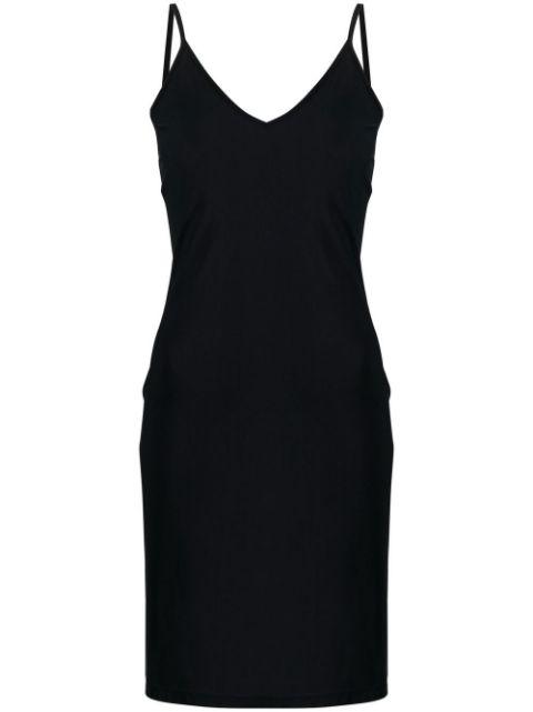 V-neck slip minidress by JIL SANDER