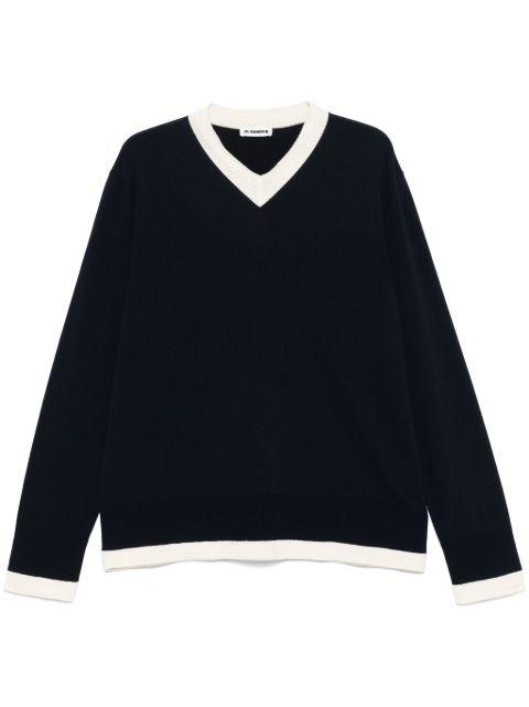 V-neck sweater by JIL SANDER