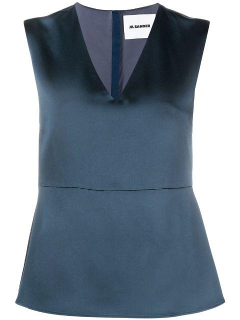 V-neck tank top by JIL SANDER