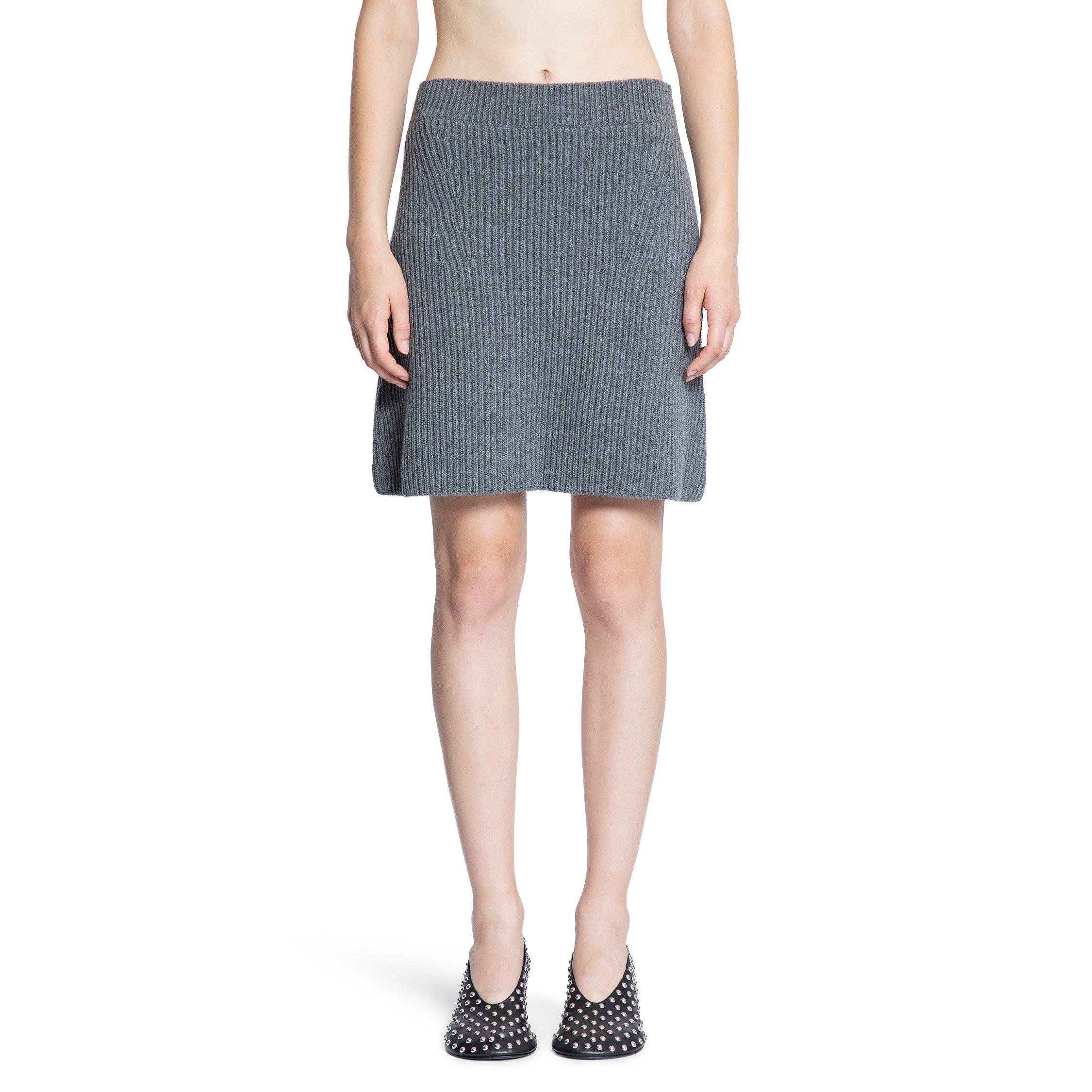 Wool Knit Mini Skirt by JIL SANDER