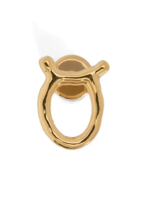 Zodiac sign single earring by JIL SANDER