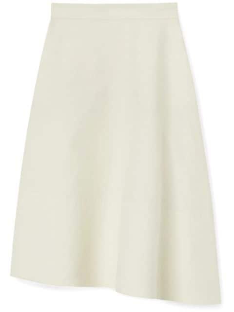 asymmetric midi skirt by JIL SANDER