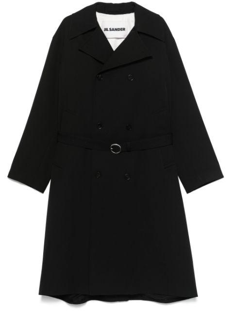 belted coat by JIL SANDER