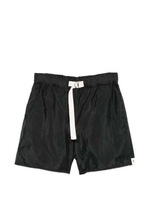 belted crinkled shorts by JIL SANDER