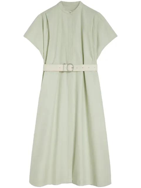 belted midi dress by JIL SANDER