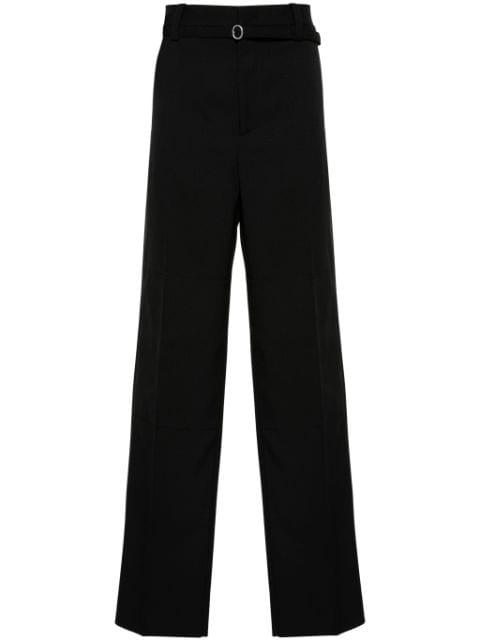 belted tailored trousers by JIL SANDER