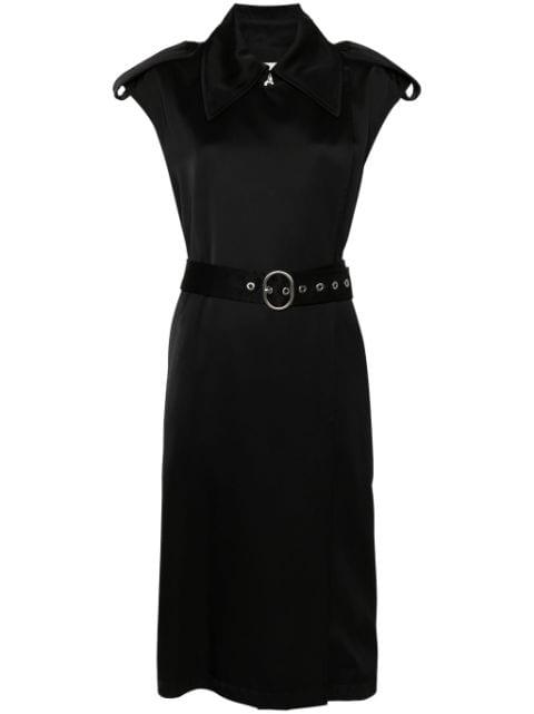 belted trench coat by JIL SANDER