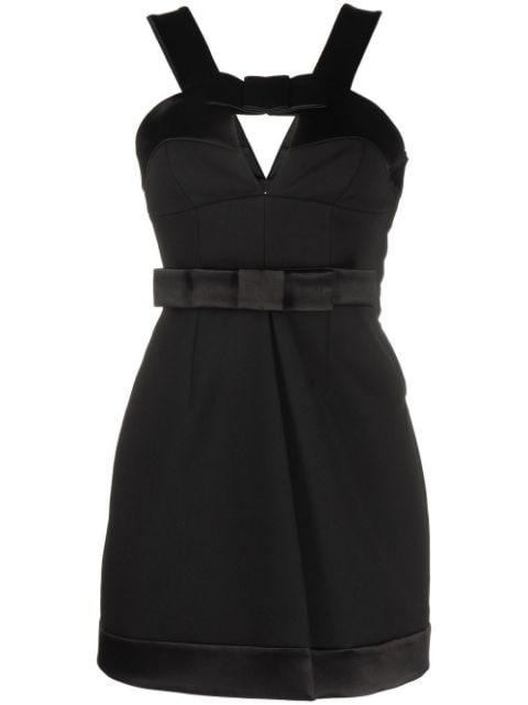 bow-detail mini dress by JIL SANDER