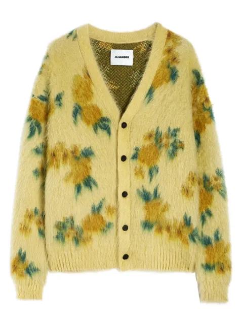 brushed-effect cardigan by JIL SANDER