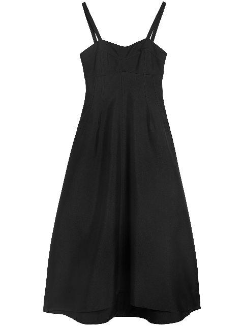 bustier-style midi dress by JIL SANDER