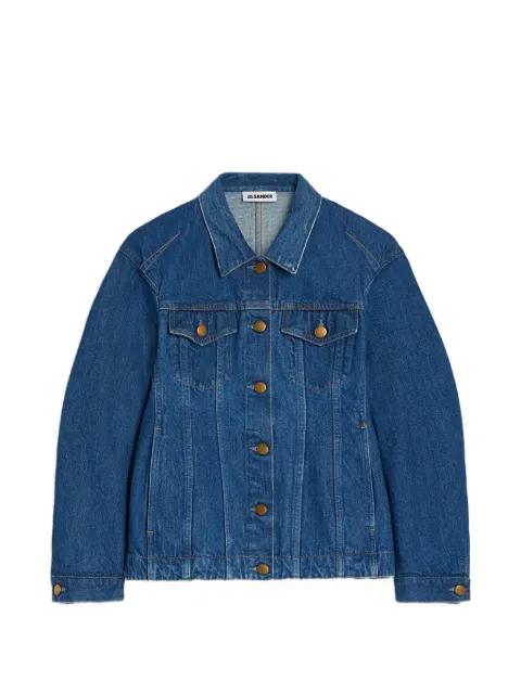 button denim jacket by JIL SANDER