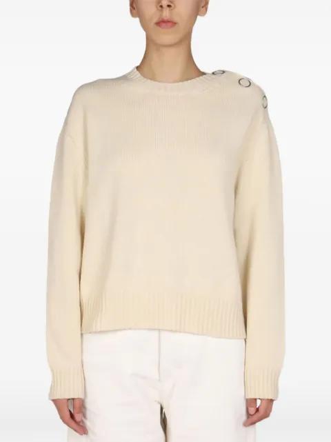button-detail sweater by JIL SANDER button-detail sweater by JIL SANDER