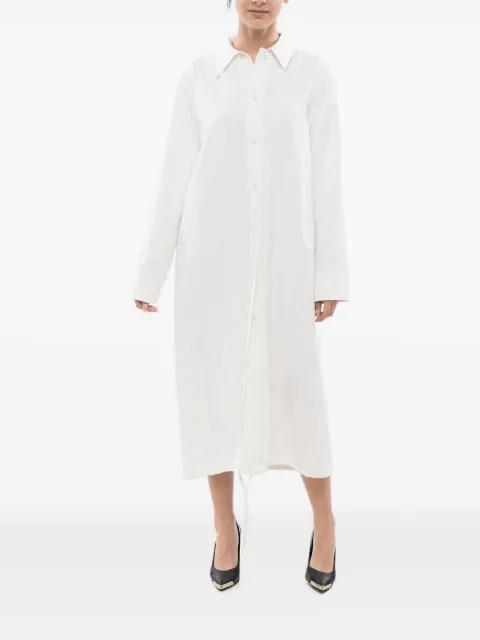 button-down drawstring dress by JIL SANDER