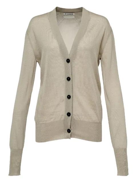 button-front cardigan by JIL SANDER
