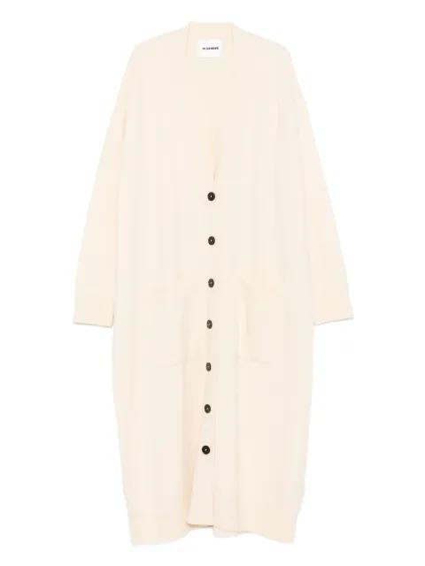 button-front coat by JIL SANDER