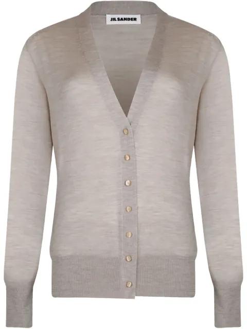 button-up cardigan by JIL SANDER