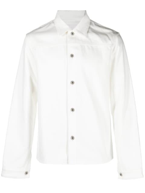 button-up denim shirt by JIL SANDER
