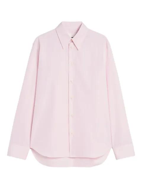 button-up long-sleeve poplin shirt by JIL SANDER