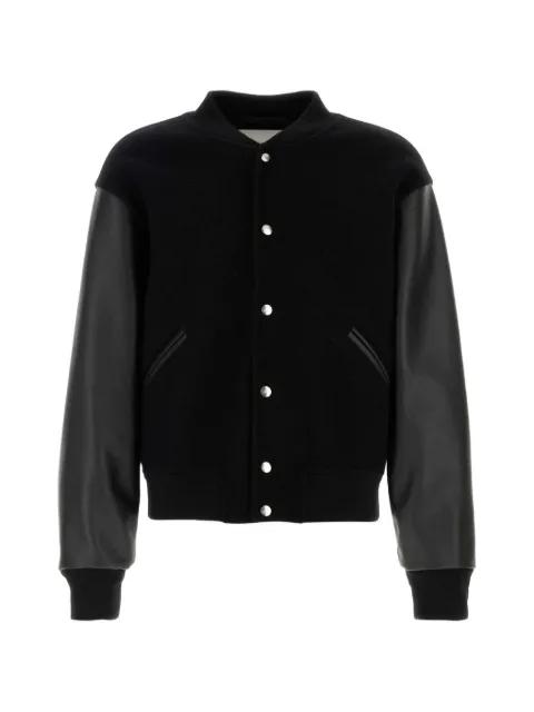 buttoned bomber jacket by JIL SANDER