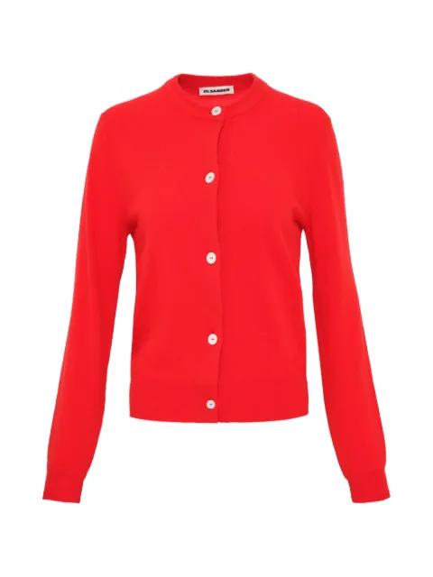 buttoned cardigan by JIL SANDER