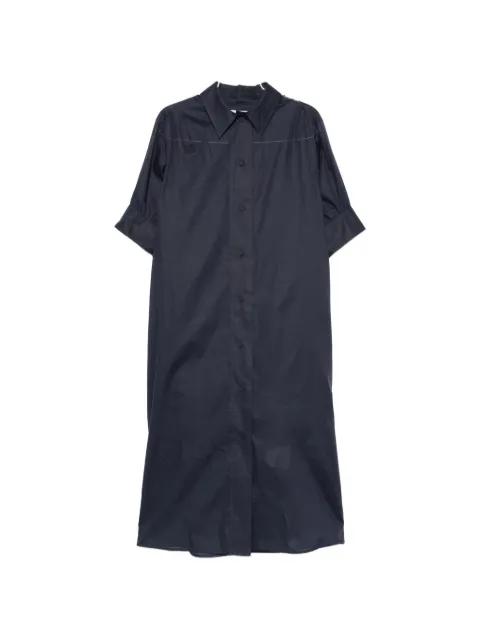 buttoned midi dress by JIL SANDER