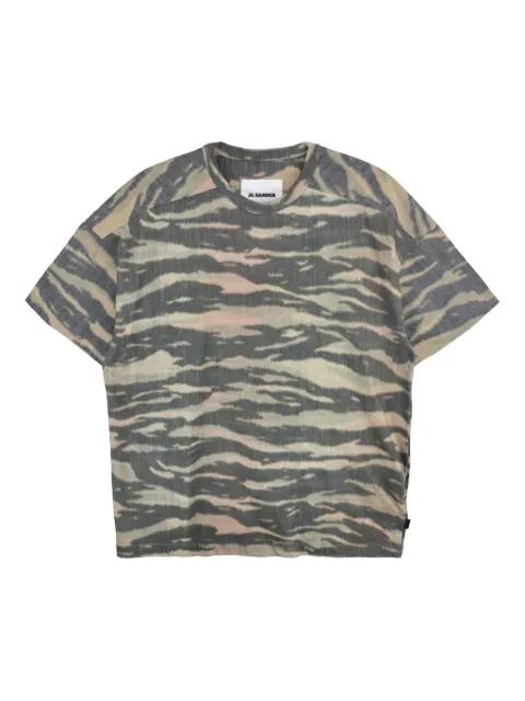camouflage-print T-shirt by JIL SANDER