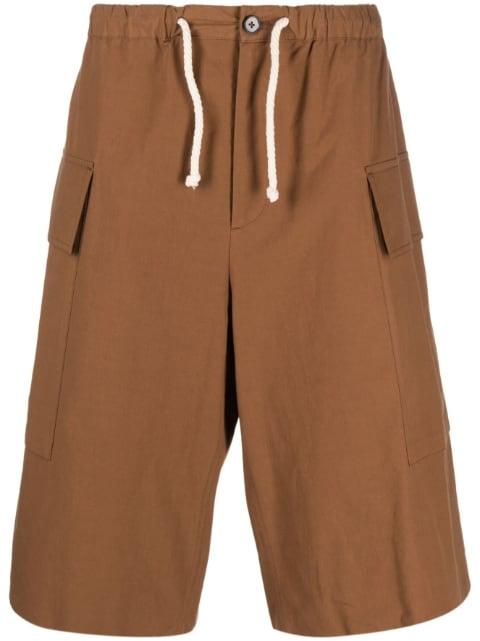 cargo cotton shorts by JIL SANDER
