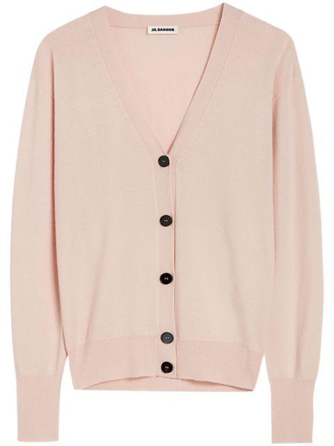 cashmere V-neck cardigan by JIL SANDER