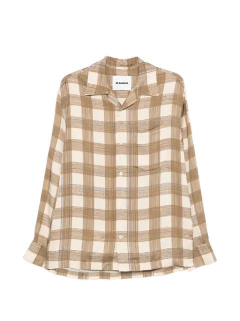 check-print shirt by JIL SANDER