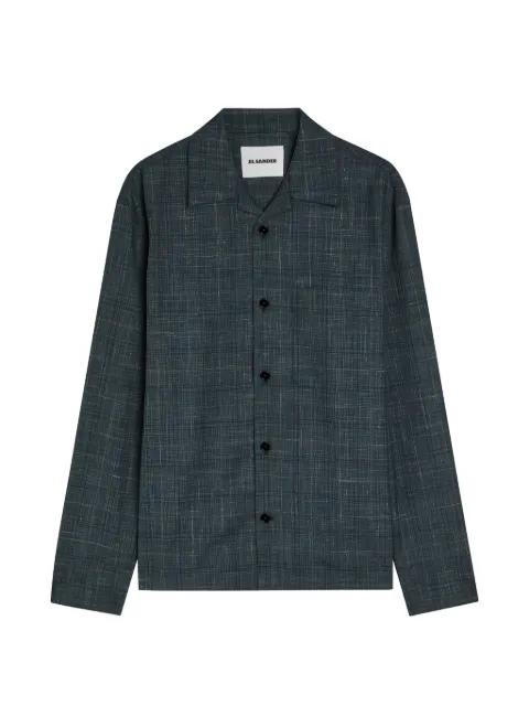 checked-pattern shirt by JIL SANDER