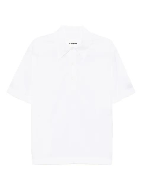 checked polo top by JIL SANDER