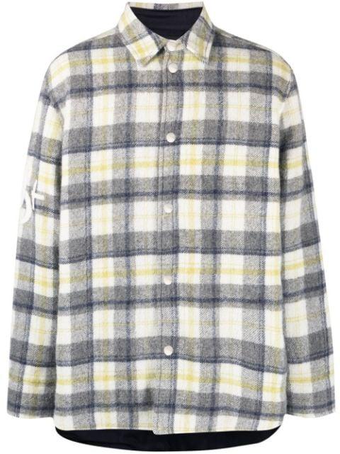 checked shirt jacket by JIL SANDER
