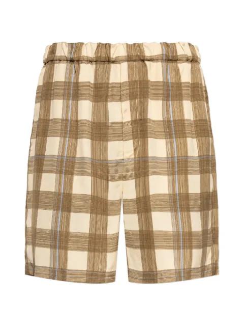 checked shorts by JIL SANDER