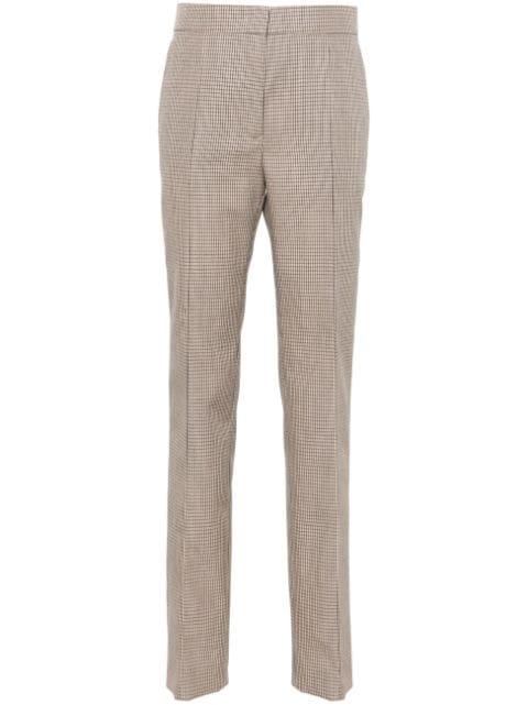 checked tailored trousers by JIL SANDER