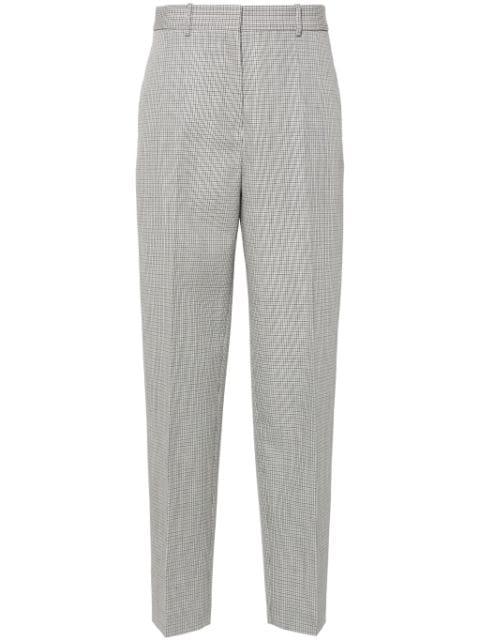 checked tailored trousers by JIL SANDER