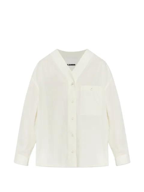 chest-pocket buttoned shirt by JIL SANDER