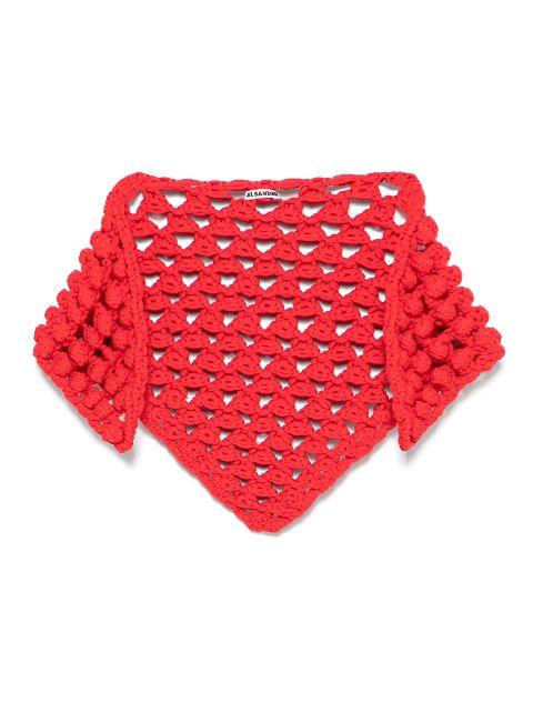chunky-knit foulard by JIL SANDER