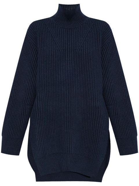 chunky-ribbed wool jumper by JIL SANDER