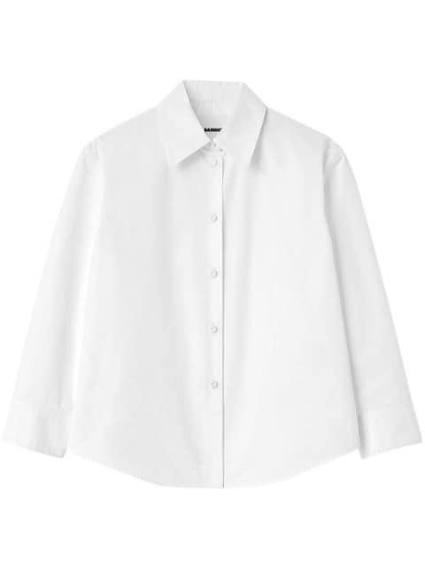 classic collar cotton shirt by JIL SANDER